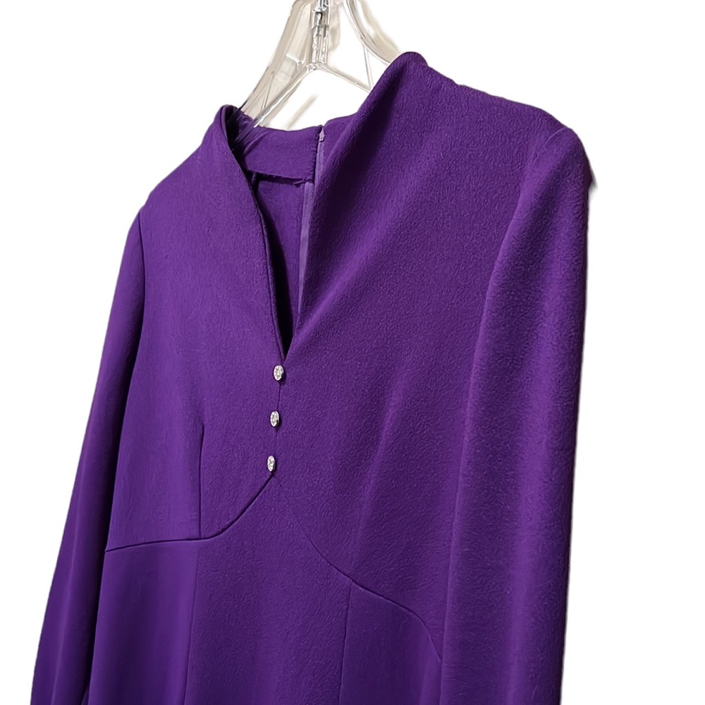 Vintage 60s/70s Homemade Purple Evening Gown/Dress